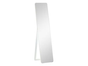 Miroir sur pied pleine longueur 37 x 43 x 156 cm - blanc - pose libre ou fixation murale polyvalente