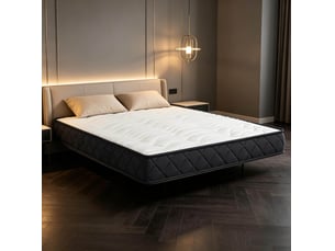 Matelas 140x190 cm VIVRYN Mousse + mémoire de forme soutien Medium épaisseur 20 cm