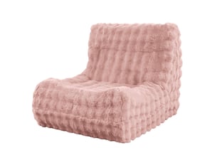 Fauteuil fixe <strong>MODENVIE</strong> <strong></strong> Tissu rose vendu A l'unité