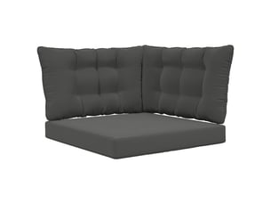 Coussin de canapé d'extérieur, coussin de chaise polyester anthracite cf54005