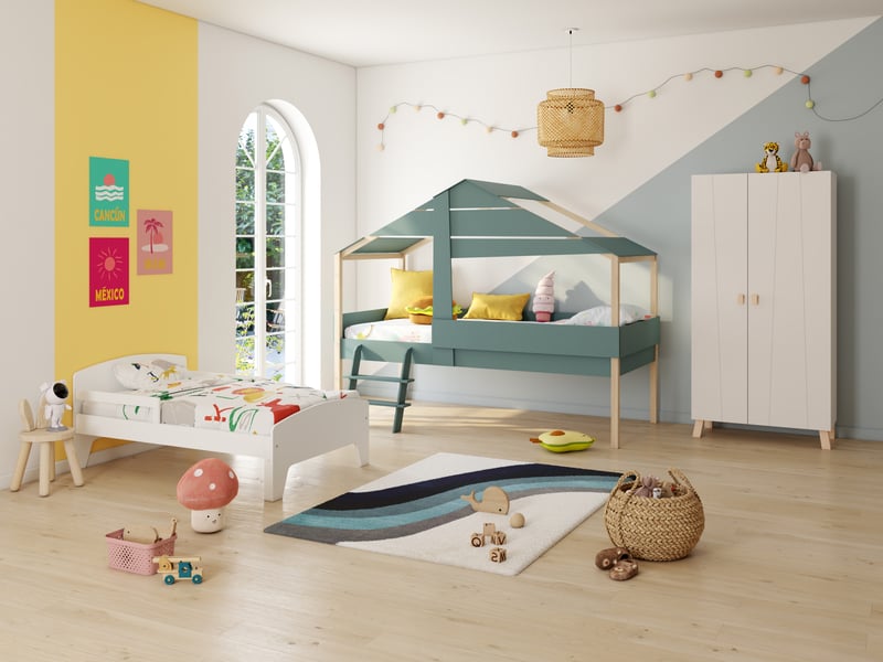 Parure De Lit Miniature En Fer – Lit Avec Couette Et Oreiller, échelle 1/12, Pour Maison De Poupée Et Diorama