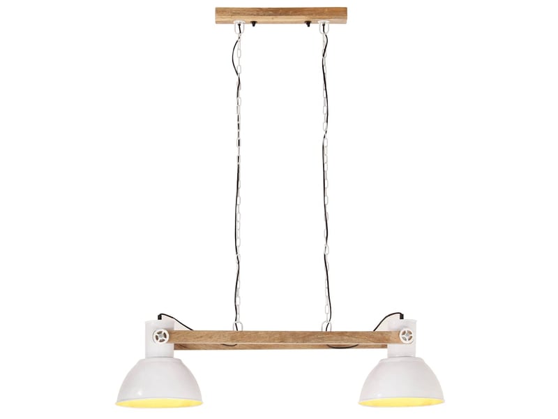 Lampe suspendue, suspension luminaire industrielle 25 w blanc 109 cm e27  - Conforama C