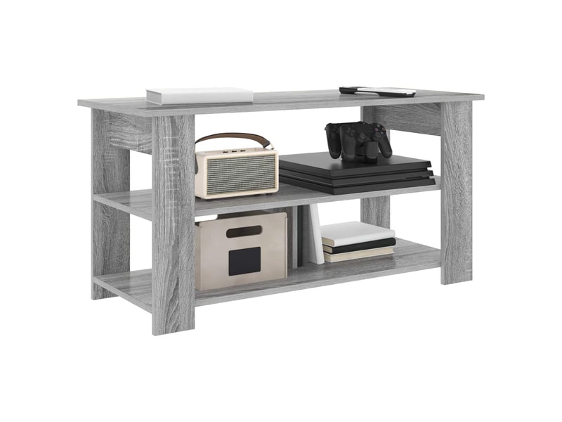  Support de télévision gris sonoma 100x40x50 cm  - Conforama C