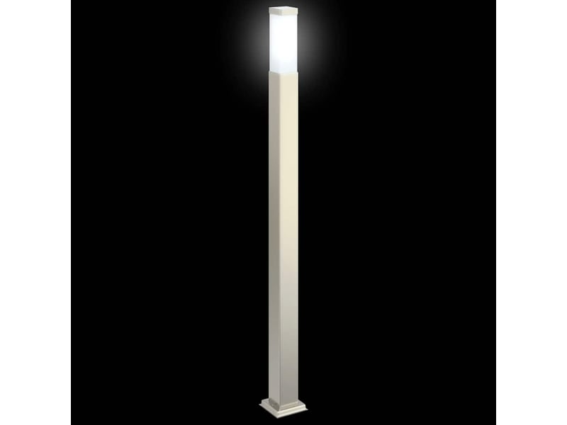 Lot de 3 borne lumineuse 110 cm acier inoxydable ip44 shl99211 - Conforama E