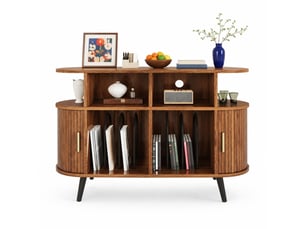 Buffet 2 porte(s)  0 tiroir(s) HAUSS SPOLE  - 110 cm coloris bois foncé 