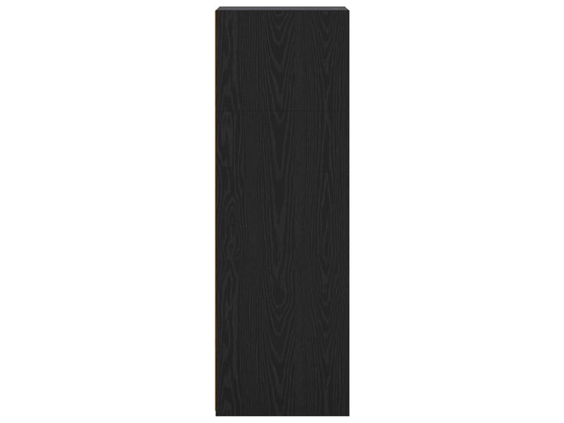  Haut armoire, armoire de rangement chêne noir 40x41x124 cm bois d'ingénierie  - Conforama E