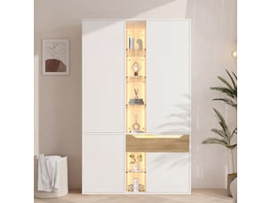 Armoire     <strong></strong> <strong></strong> coloris blanc largeur 50 cm