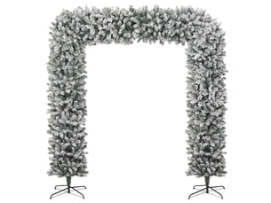 Arche de sapin de noël à flocons de neige 240 cm cf61885