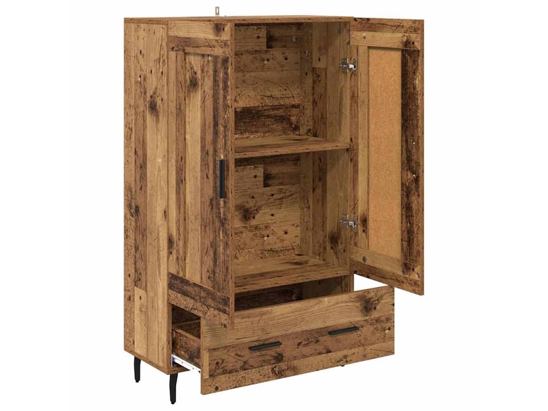  Buffet - haut armoire bois ancien 69,5 x 31 x 115 cm bois d'ingénierie  - Conforama E