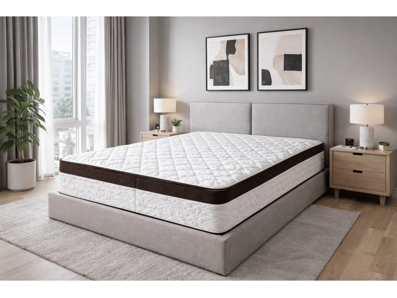 Matelas 200x200 mousse à mémoire de forme - 23 cm - soutien très ferme - confort optimal - usage quotidien - matelas king memory  - Conforama B