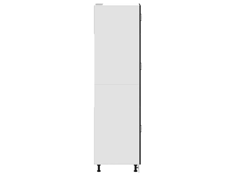  Meuble de rangement, armoire de cuisine kalmar noir bois d'ingénierie shl2110  - Conforama E