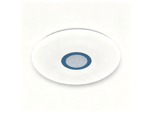 Plafonnier led avec haut-parleur bluetooth, bruit blanc et sons apaisants, avec télécommande et contrôle par application, 24 w ø 30 cm