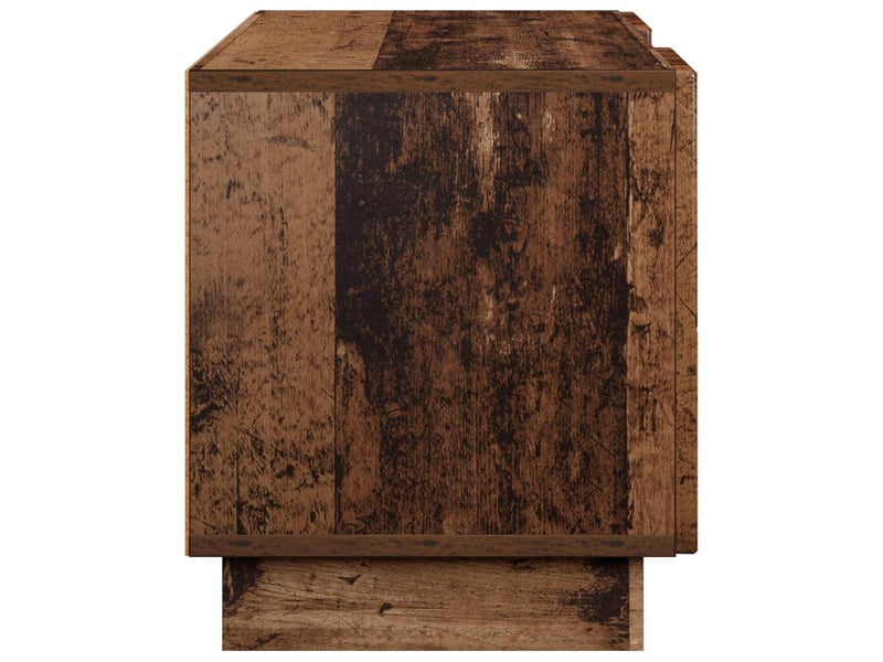  Meuble tv moderne, banc tv 90x34,5x40 cm bois ancien bois d'ingénierie shl32174  - Conforama E