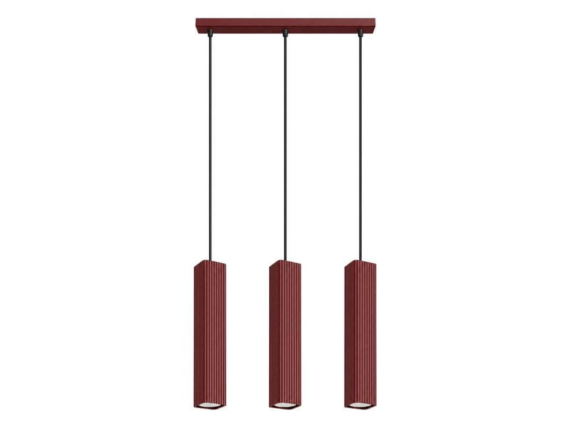  Suspension rayo 3l bordeaux aluminium moderne 98x45x6cm SL.3226 - Conforama A