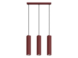Suspension rayo 3l bordeaux aluminium moderne 98x45x6cm