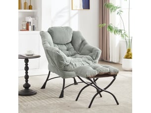 Pouf / repose pied <strong>EVRYAE </strong> <strong></strong> vert
