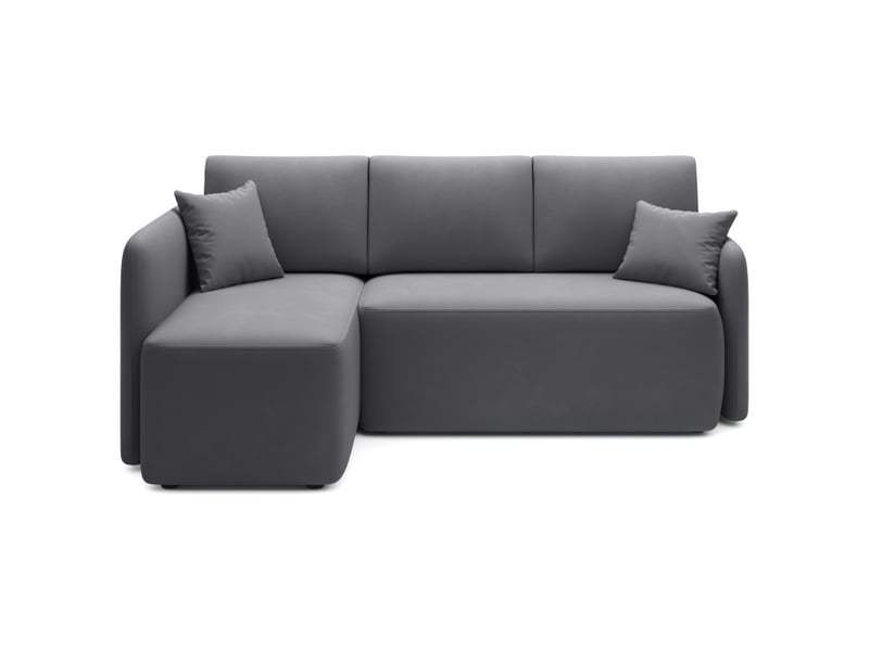  Canapé d'angle collection hedson coloris gris foncé  - Conforama A