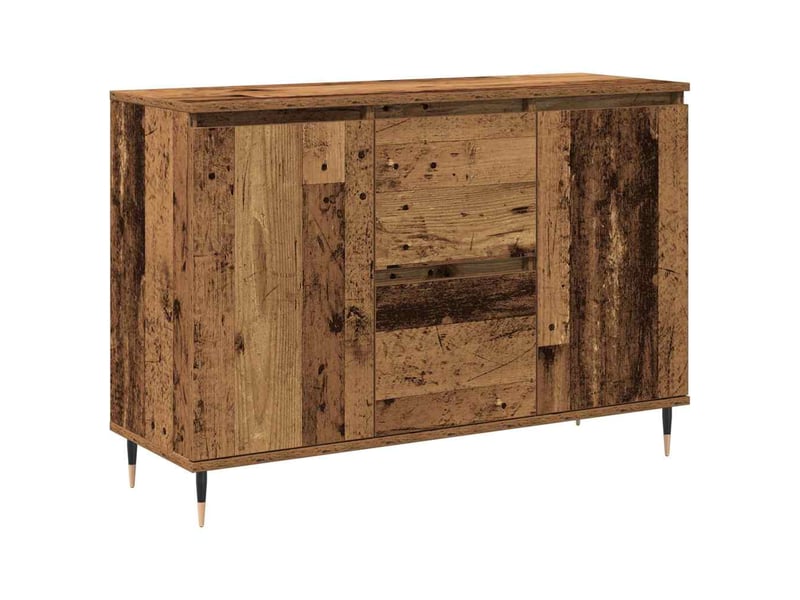  Buffet - bahut - meuble de rangement bois ancien 101,5 x 35 x 70 cm bois d'ingénierie  - Conforama A