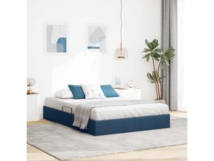 Lit 2 places 140x200 cm coloris bleu