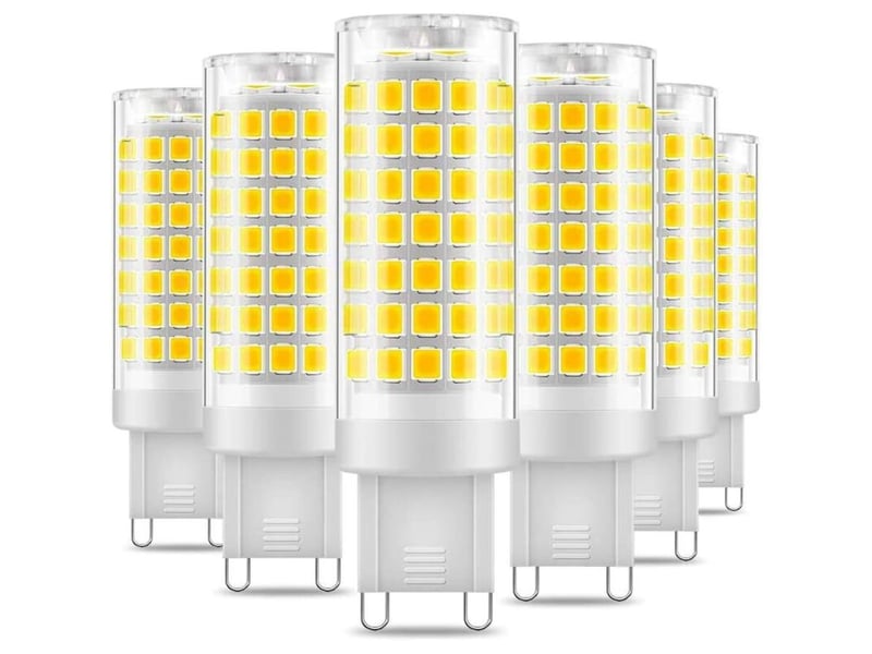  Ampoule led g9 5w blanc froid 6000k 530lm 220-240v lot de 6  - Conforama A