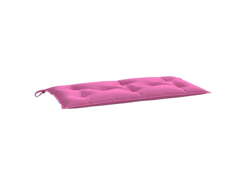  Lot de 2 coussins de banc de jardin, coussins d'assise rose 100x50x7 cm tissu cf58681  - Conforama E