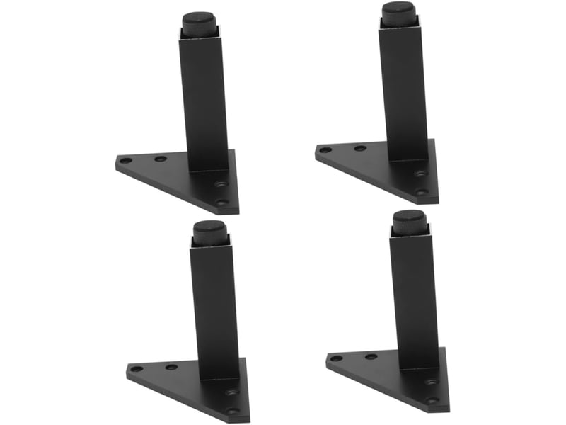  4pièces meuble métal réglables supports de table de remplacement armoire stables et durables adaptés aux meubles de cuisine salon  - Conforama A