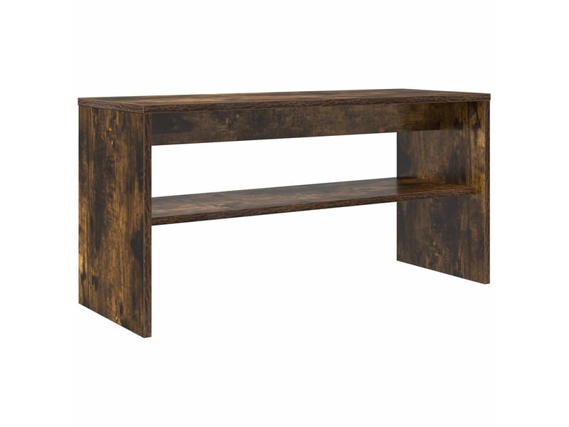  Meuble tv - banc tv - meuble de rangement 80 x 30 x 40 cm chêne fumé bois d'ingénierie  - Conforama A