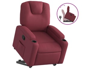 Fauteuil fixe  <strong></strong> Tissu rouge