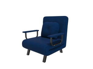 Fauteuil fixe  MODENUIT  Tissu bleu