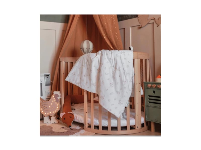  Parure de lit bébé couette et oreiller 120 × 90 cm - taille l - feuilles brunes waldin BD-L-02 - Conforama C