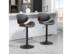 tabouret de bar HOMCOM - noir vendu Par paire