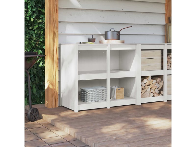  Meuble de rangement, armoire de cuisine meppel blanc chaud 106x55x92cm  - Conforama D