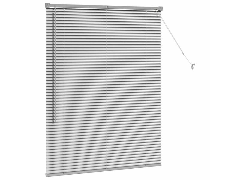 Store vénitien, store de fenêtre argenté 130 x 105 cm 25 mm aluminium cf47540 - Conforama E