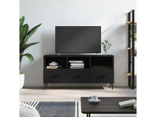 Meuble tv coloris noir 102 cm <strong></strong>  <strong></strong>