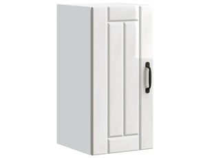 Armoire murale de cuisine lucca blanc brillant bois ingénierie shl5433