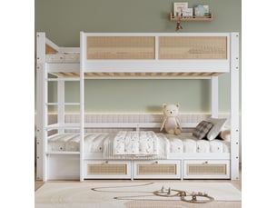 Lit jeune en Kit 2x90x200 cm <strong>FLORAGRACE</strong> <strong></strong> 