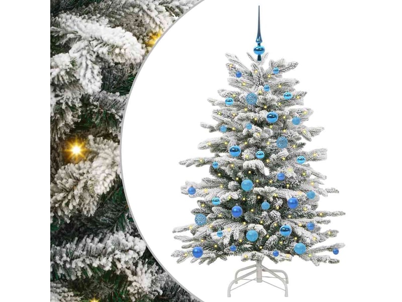  Sapin de noël - arbre de noël artificiel à branches articulées blanc 150 cm  - Conforama A