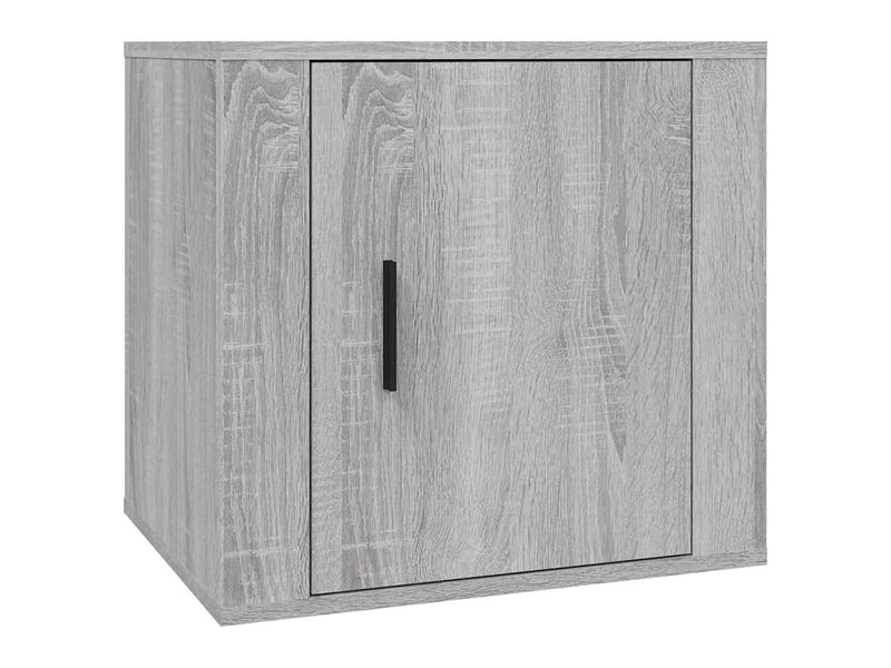  Table de chevet chanmbre, table d'appoint sonoma gris 50x39x47 cm  - Conforama A