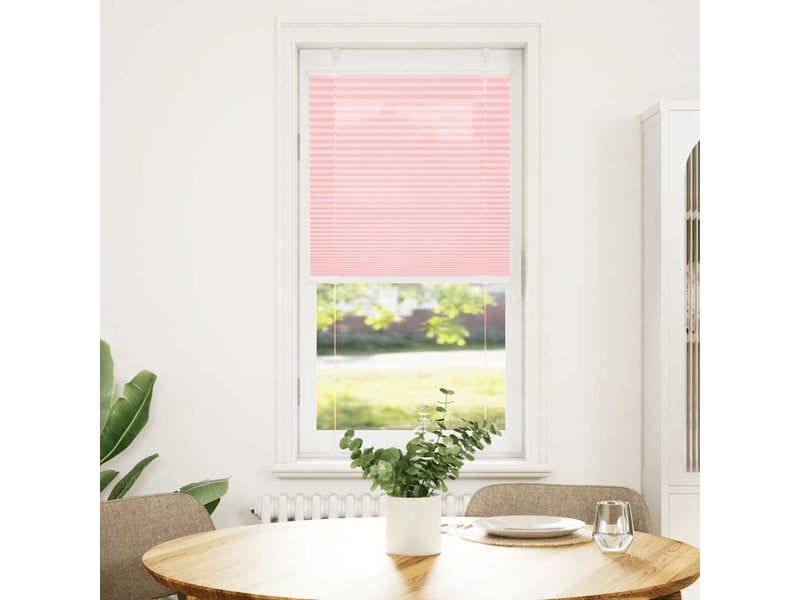  Store plissé, store de fenêtre rose 60x100 cm largeur du tissu 59,4 cm polyester cf46994  - Conforama A