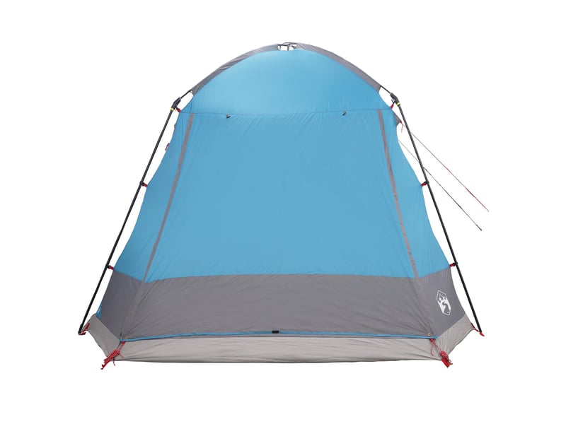  Tente de camping, tente cabane 8 personne bleu polyester et acier shl67005  - Conforama D