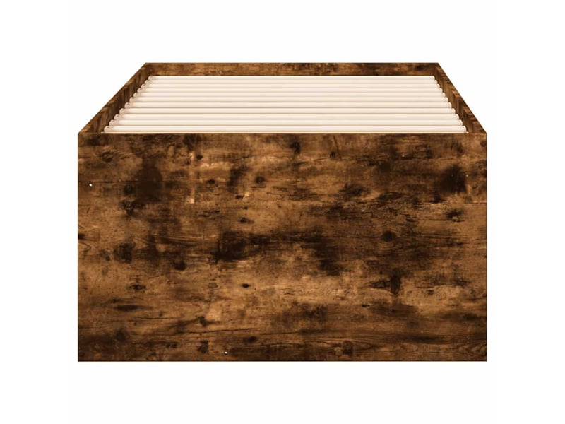  Lit simple- lit adulte -  lit de jour avec tiroirs sans matelas chêne fumé 90x190 cm  - Conforama D