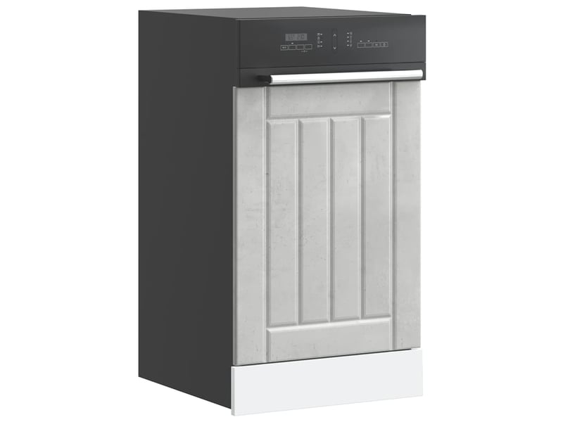  Panneau de lave-vaisselle gris béton bois d'ingénierie shl9311  - Conforama B