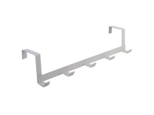 Crochet de porte pour armoire de cuisine, rangement de salle de bain, blanc