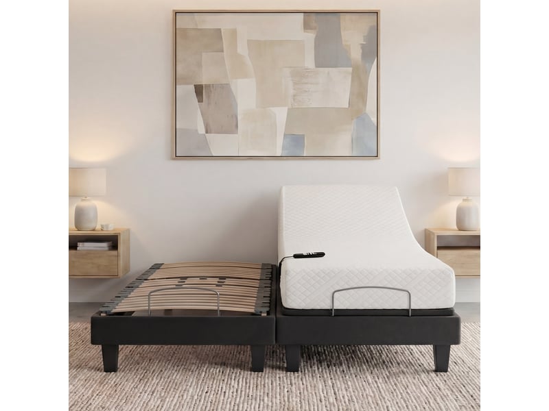  Ensemble matelas mémoire de forme absolu avec sommier amiral 70x190 cm 4BP.AB.C.SOLO.0719 - Conforama D