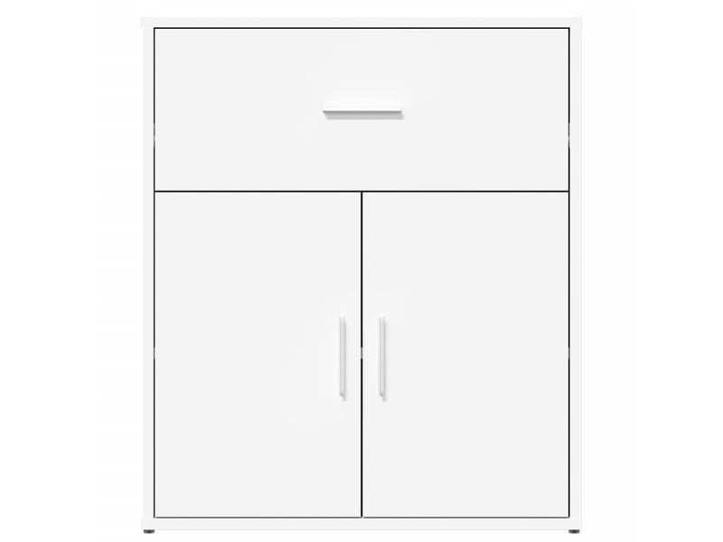  Buffet - bahut - meuble de rangement blanc 60x31x70 cm bois d'ingénierie  - Conforama E