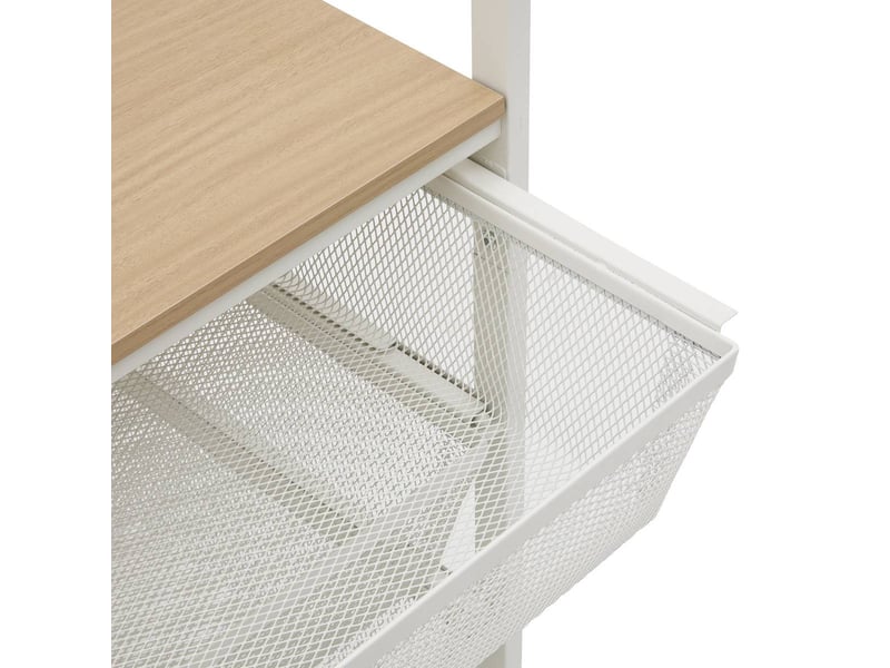  Portant à vêtements meshy rectangulaire 51x173,5cm blanc MESHY - Conforama D