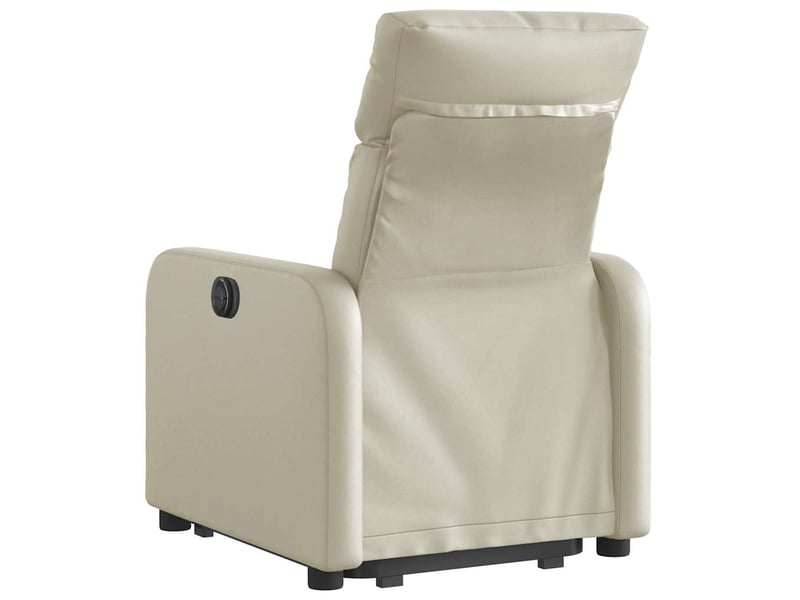  Fauteuil inclinable salon, fauteuil relax crème similicuir shl38234  - Conforama E