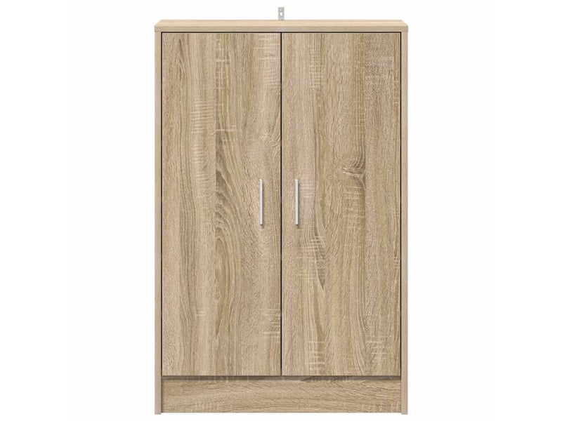  Meuble à chaussures, armoire à chaussures 60x35x92 cm chêne sonoma  - Conforama D
