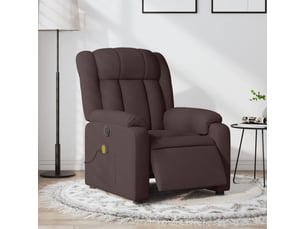 Fauteuil relax électrique <strong></strong> Tissu marron