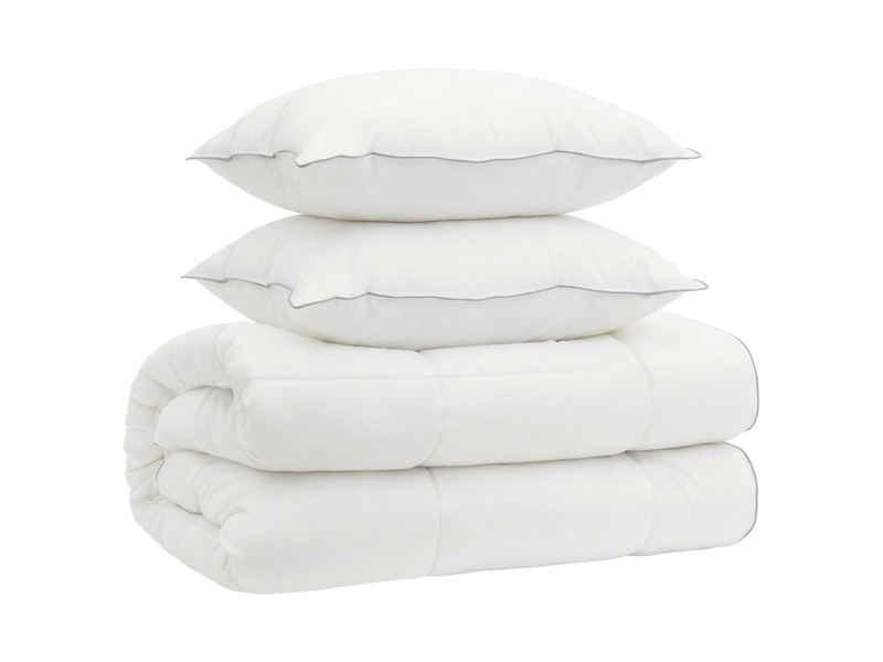  Ensemble de couette et d'oreiller 3 pcs - duvet 200x240 cm 4 saisons  - Conforama A